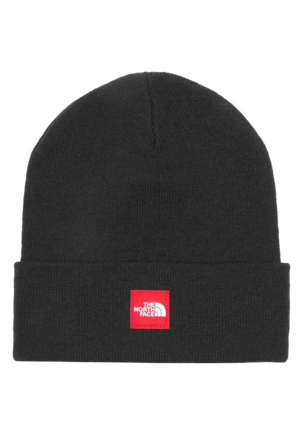 The North Face - Czapka męska Red Box Beanie. Kolor: czarny. Materiał: poliester, wełna