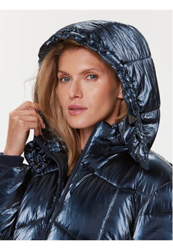 Guess Kurtka puchowa W3BL25 WFR90 Granatowy Regular Fit. Kolor: niebieski. Materiał: puch, syntetyk