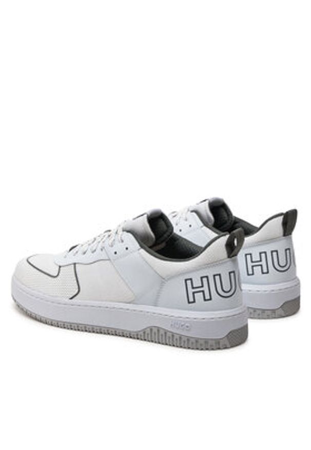 Hugo Sneakersy Kilian Tenn Knpu 50516952 Biały. Kolor: biały. Materiał: materiał