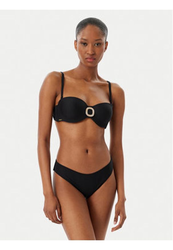 SELMARK - Selmark Dół od bikini BN306 Czarny. Kolor: czarny. Materiał: syntetyk