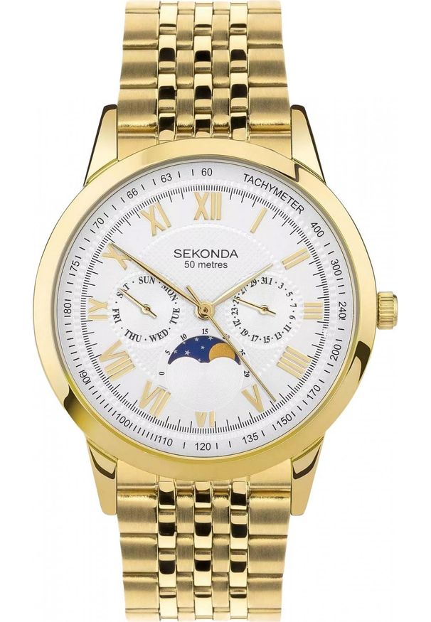 Zegarek męski Sekonda 30228 złoty. Kolor: złoty