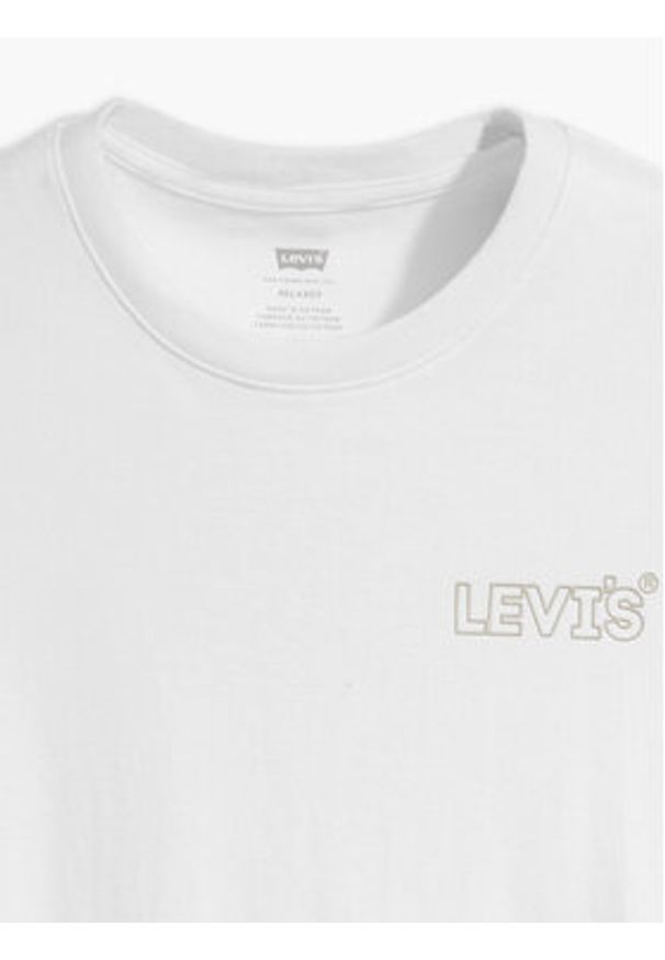 Levi's® T-Shirt 16143-1230 Biały Relaxed Fit. Kolor: biały. Materiał: bawełna