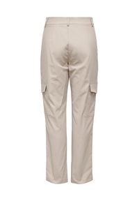 only - ONLY Spodnie materiałowe 15304640 Beżowy Regular Fit. Kolor: beżowy. Materiał: syntetyk #5