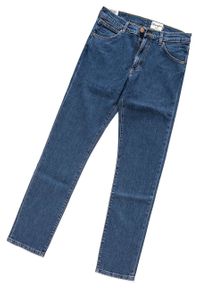 Wrangler - WRANGLER GREENSBORO MĘSKIE SPODNIE JEANSOWE DARKSTONE W15Q23090 #5