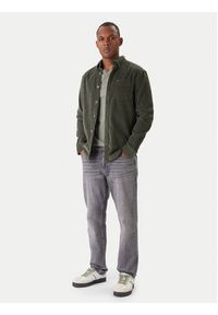 Tommy Jeans Koszula Baby Cord DM0DM22021 Zielony Regular Fit. Kolor: zielony. Materiał: bawełna