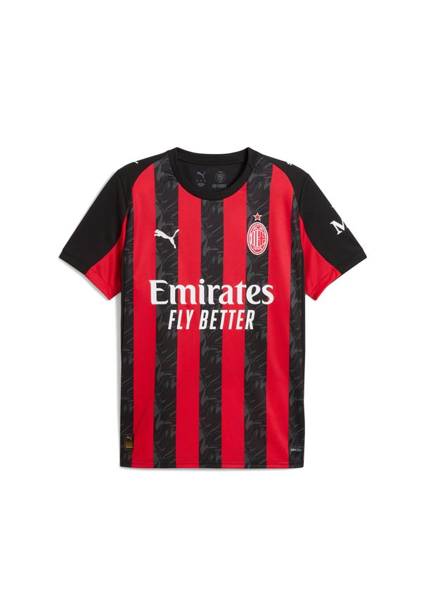 Puma - Koszulka domowa AC Milan 2025/26. Kolor: czerwony. Materiał: jersey. Sport: piłka nożna