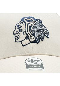 47 Brand Czapka z daszkiem NHL Chicago Blackhawks '47 MVP SNAPBACK H-MVPSP04WBP-BN Écru. Materiał: materiał
