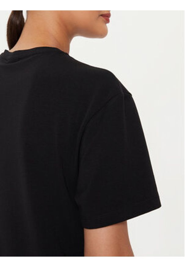 EA7 Emporio Armani T-Shirt 6DTT26 TJDZZ 1200 Czarny Regular Fit. Kolor: czarny. Materiał: bawełna