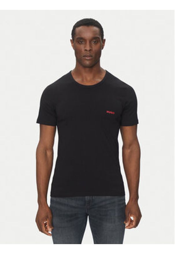 Hugo - HUGO Komplet 3 t-shirtów 50532811 Kolorowy Regular Fit. Materiał: bawełna. Wzór: kolorowy