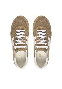 Elisabetta Franchi Sneakersy SA61G61E2 Brązowy. Kolor: brązowy. Materiał: zamsz, skóra #3