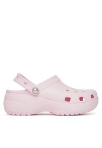 Klapki Crocs. Kolor: różowy. Obcas: na platformie