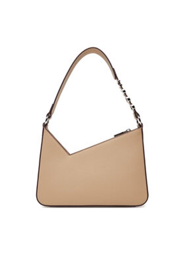 Hugo - HUGO Torebka 50536988 Beżowy. Kolor: beżowy. Materiał: skórzane