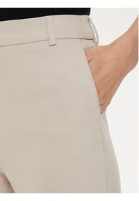 Morgan Spodnie materiałowe 241-PAZZA.F Beżowy Slim Fit. Kolor: beżowy. Materiał: syntetyk