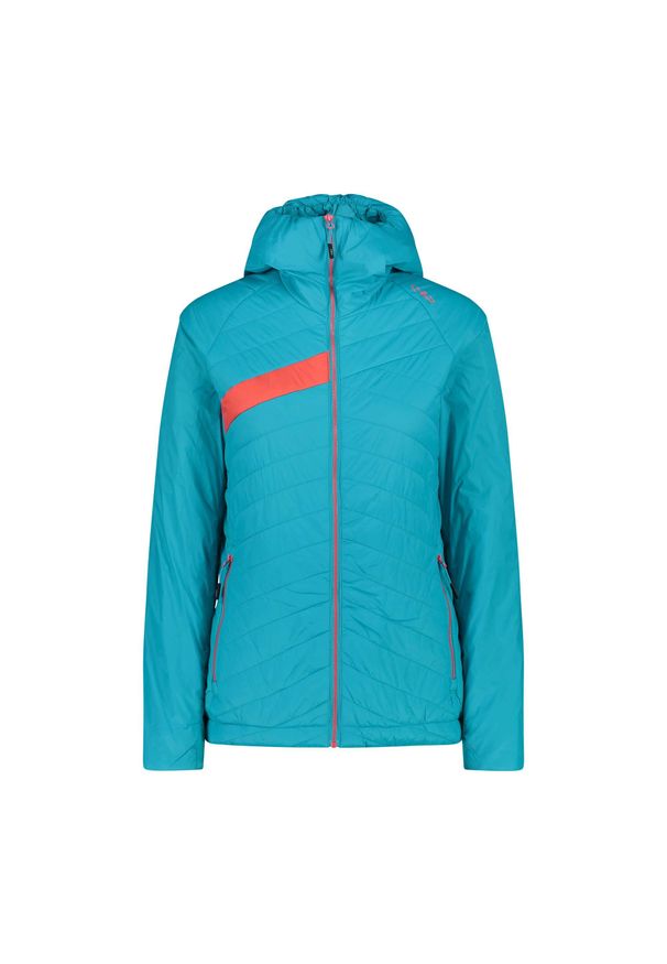 Kurtka damska turystyczna CMP 32Z4236. Kolor: niebieski. Materiał: puch. Sezon: zima. Sport: narciarstwo