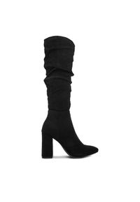 DeeZee Kozaki SQ856-2-BLACK SU Czarny. Kolor: czarny. Materiał: materiał