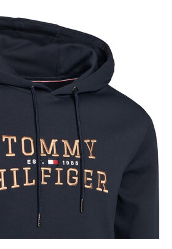 TOMMY HILFIGER - Tommy Hilfiger Bluza Icon Intechno MW0MW42528 Granatowy Regular Fit. Kolor: niebieski. Materiał: bawełna
