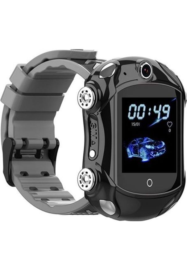 Smartwatch GoGPS X01 Szary (X01BK). Rodzaj zegarka: smartwatch. Kolor: szary