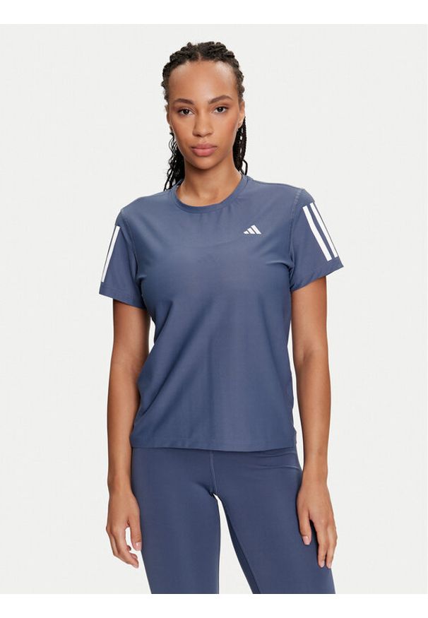 Adidas - adidas Koszulka techniczna Train Essentials IS3965 Niebieski Slim Fit. Kolor: niebieski. Materiał: syntetyk