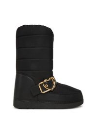 Love Moschino - LOVE MOSCHINO Śniegowce JA24442G0NISK00B Czarny. Kolor: czarny. Materiał: materiał