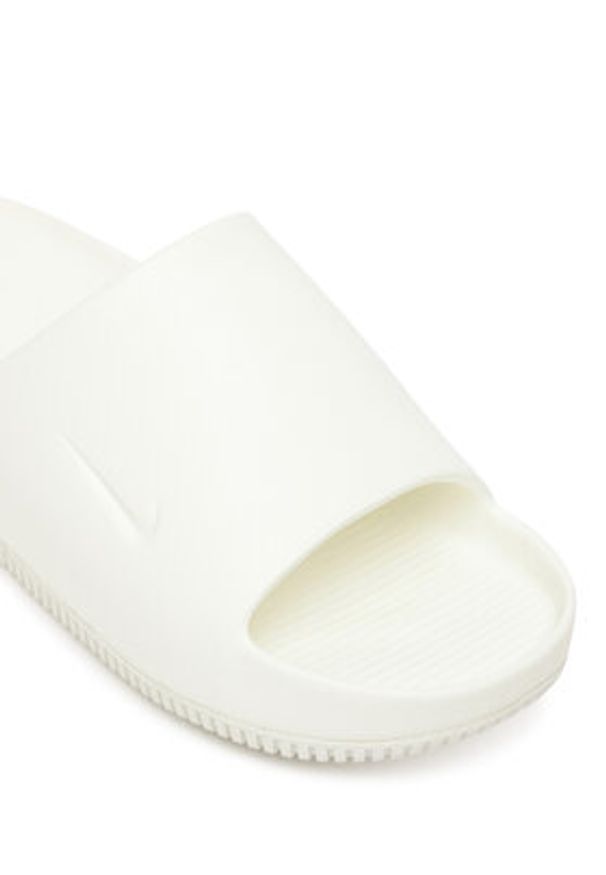 Nike Klapki Calm Slide DX4816 100 Biały. Kolor: biały
