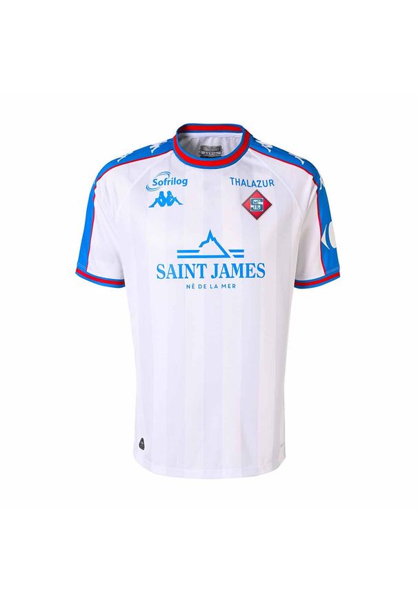 Kappa - Trzeci strój SM Caen 2024/25. Kolor: biały. Sport: piłka nożna