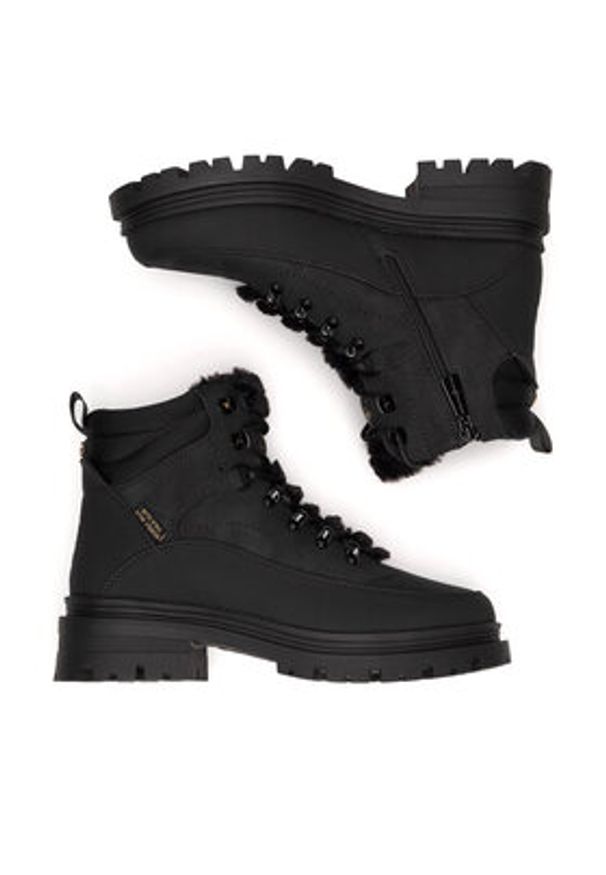 Beverly Hills Polo Club Trzewiki HY62070-2 Czarny. Kolor: czarny. Materiał: materiał