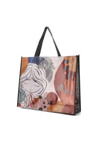 Kolorowa Damska Torba Zakupowa Anekke. Wzór: kolorowy. Styl: casual, elegancki. Rodzaj torebki: na ramię #5