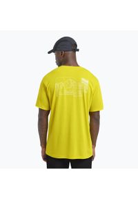 Koszulka trekkingowa męska Jack Wolfskin Vonnan Graphic. Kolor: żółty. Sport: turystyka piesza