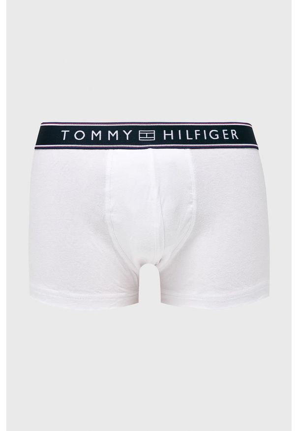 TOMMY HILFIGER - Tommy Hilfiger - Bokserki. Kolor: biały. Materiał: bawełna, materiał, dzianina, elastan. Wzór: gładki