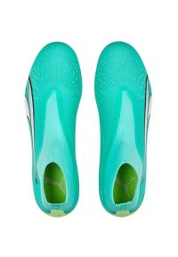 Buty Puma Ultra Match Ll FG/AG M 107243 03 zielone zielone. Kolor: zielony. Materiał: dzianina, materiał, syntetyk. Szerokość cholewki: normalna. Sport: piłka nożna #2