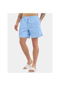 Kąpielówki męskie Nautica Penryn 6". Okazja: na plażę. Kolor: niebieski. Styl: klasyczny, sportowy #1