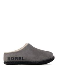 sorel - Sorel Kapcie Youth Lanner Ridge™ II NY3926 Szary. Kolor: szary. Materiał: zamsz, skóra