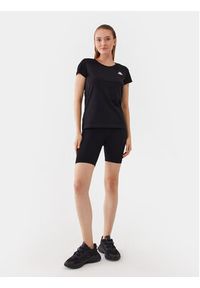 Kappa T-Shirt 709427 Czarny Slim Fit. Kolor: czarny. Materiał: bawełna