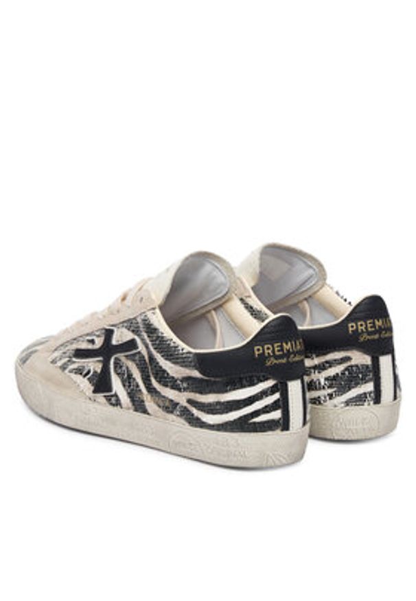Premiata Sneakersy Stevend Var 8053 Czarny. Kolor: czarny. Materiał: skóra