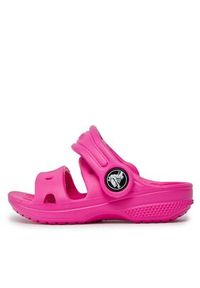 Crocs Klapki Classic Kids Sandal T 207537 Różowy. Kolor: różowy #4