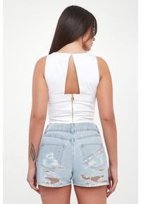 Elisabetta Franchi - Top damski z falbaną ELISABETTA FRANCHI #3