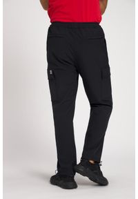 JAY-PI - Męskie Spodnie softshellowe outdoorowe superelastyczne funkcyjny materiał. Kolekcja: plus size. Kolor: czarny. Materiał: poliester, materiał. Długość: długie