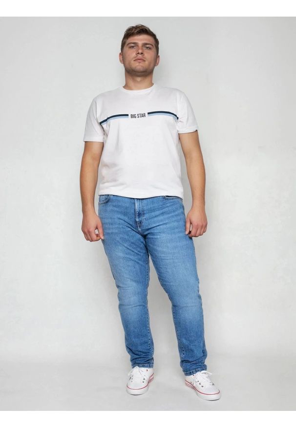 Big-Star - Jeansy męskie niebieskie Harper 335. Kolor: niebieski