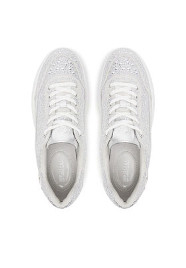 MICHAEL Michael Kors Sneakersy Hayes 43S5HYFS2D Srebrny. Kolor: srebrny