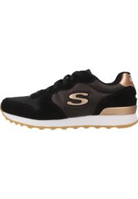 skechers - Buty do chodzenia damskie Skechers 111BLK. Zapięcie: sznurówki. Kolor: czarny. Materiał: materiał, syntetyk, tkanina. Szerokość cholewki: normalna. Sport: turystyka piesza