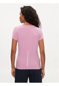 EA7 Emporio Armani T-Shirt 8NTT66 TJFKZ 1432 Różowy Slim Fit. Kolor: różowy. Materiał: bawełna #2