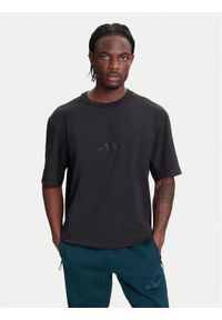 Adidas - adidas T-Shirt Z.N.E. JJ1151 Czarny Loose Fit. Kolor: czarny. Materiał: syntetyk #1