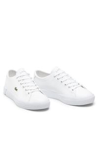 Lacoste Sneakersy Gripshot Bl 21 1 Cfa 7-41CFA002021G Biały. Kolor: biały. Materiał: skóra #6