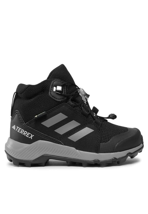 Adidas - Trekkingi adidas. Kolor: czarny. Technologia: Gore-Tex. Model: Adidas Terrex. Sport: turystyka piesza