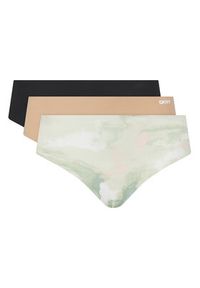 DKNY Komplet 3 par fig klasycznych DK5028BP3 Kolorowy. Materiał: syntetyk. Wzór: kolorowy