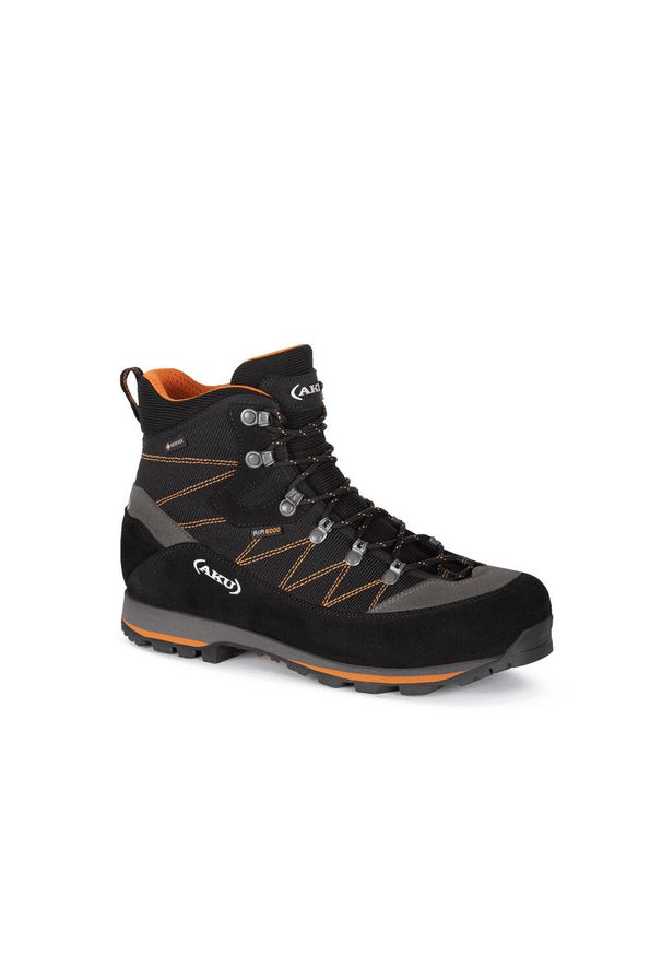Aku - Męskie buty górskie na szeroką stopę AKU Trekker Lite III WIDE GTX. Kolor: czarny. Materiał: tkanina, materiał, syntetyk. Sport: turystyka piesza