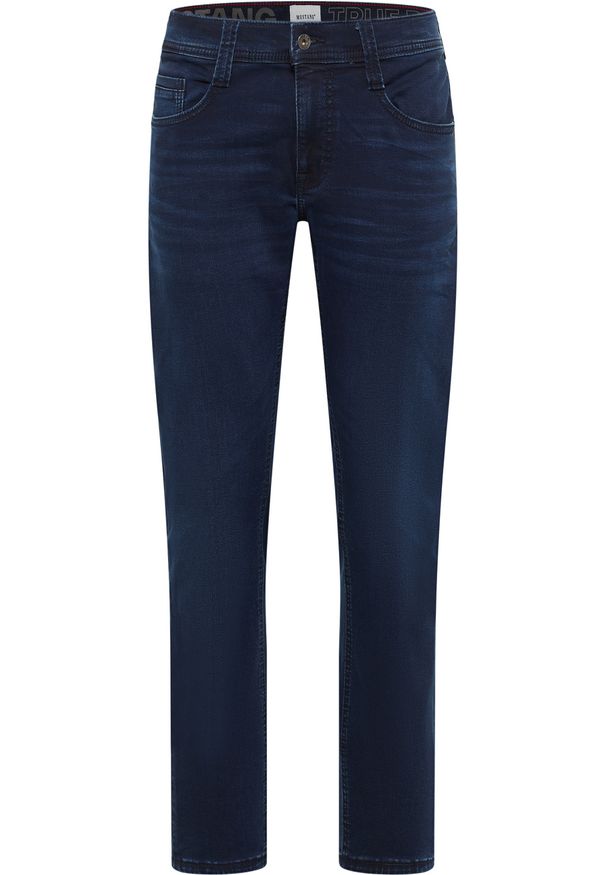 Męskie Spodnie Jeansowe Mustang Style Oregon Slim K Denim Blue 1016322 5000 802