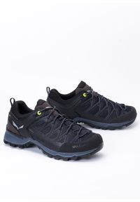 Salewa - Buty trekkingowe męskie czarne SALEWA MS MTN TRAINER LITE GTX. Okazja: na spacer. Zapięcie: sznurówki. Kolor: czarny. Materiał: nylon, zamsz, skóra, guma. Szerokość cholewki: normalna. Sport: turystyka piesza #1