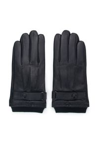Wittchen - Rękawiczki męskie. Kolor: czarny. Materiał: skóra #4