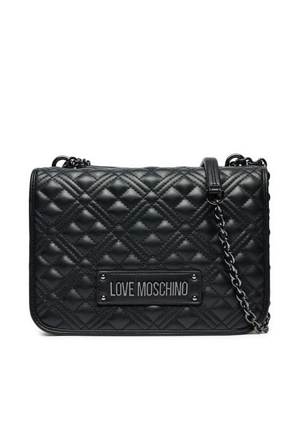 Love Moschino - LOVE MOSCHINO Torebka JC4000PP1LLA000A Czarny. Kolor: czarny. Materiał: skórzane